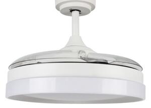 Lampadario Ventilatore da soffitto White Yeray 36W illuminazione Led regolabile con telecomando M LEDME