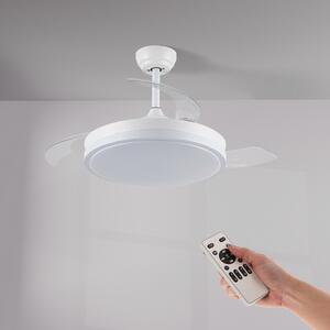 Lampadario Ventilatore da soffitto Herben 68W illuminazione Led regolabile con telecomando M LEDME