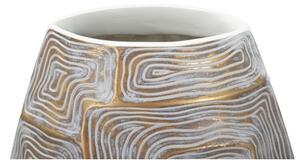 Vaso in resina con decorazioni 24X11,5X59,5 cm modello Eclisse