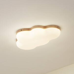 Plafoniera a LED Pilvi Lindby, Bianco / Opale, Soggiorno / Sala da pranzo, Plastica, Moderno, Plafoniera LED