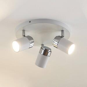 Lindby Kardo - riflettore da soffitto circolare per bagno