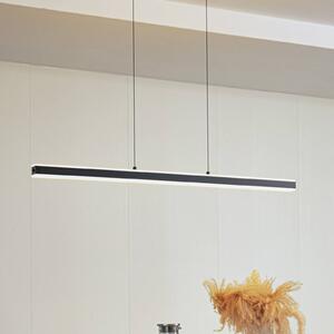 Lucande Pendolo Lampada LED a sospensione, nero, alluminio, 120 cm