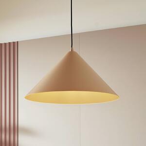 Lampada a sospensione Lindby Clarine, beige, Ø 50 cm, metallo