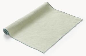 Runner in lino con bordino Kennedy