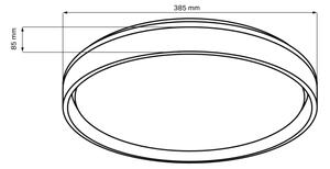 Plafoniera LED dimmerabile da bagno ELIZA LED/48W/230V IP44 + +TC