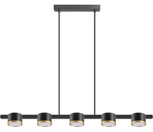 Lampadario LED a sospensione con filo MIRELLA 5xGX53/6W/230V nero