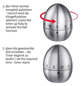 Lancetta dei minuti in argento Tempus - Westmark