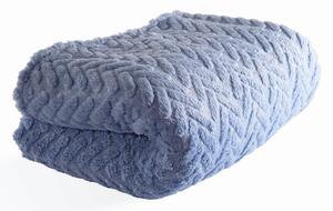 Coperta blu in micropile 150x200 cm Rena – Tiseco Home Studio