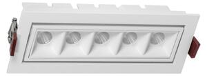 Faro LED da Incasso Bianco 12W, Orientabile, Foro 155x55mm, OSRAM LED Colore Bianco Naturale 4.000K