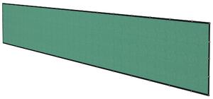 Outsunny Rete di Protezione 15.25x1.75 m contro Raggi UV e Vento con Fascette Incluse, in HDPE Verde