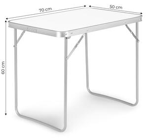 Tavolo pieghevole per catering 70x50 cm bianco