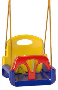 Outsunny Altalena per Bambini Altalena da Giardino 3 in 1, 42x33x120-180 cm, Blu | Aosom Italy