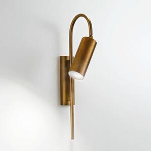 Cremasco Faretto 7537, dimmerabile, Bronzo / Ottone antico, Soggiorno / Sala da pranzo, Ottone, Moderno, Applique