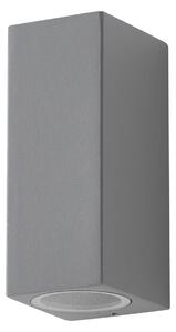 Lampade da esterno Lucande, Xava, dimmerabile, Grigio, Balcone, Alluminio, Moderno