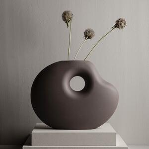 Vaso Lunden in Ceramica opaca Marrone - Storefactory