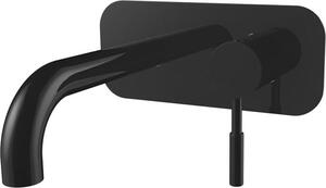 Beitz & Walz Aqvadesign Lavabo da appoggio a parete ST / rotondo / nuovo / nero
