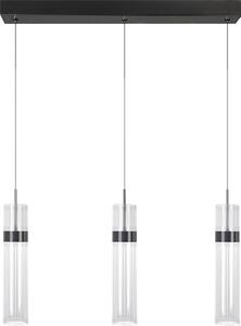 Lampada a sospensione moderna, strisce di grafite, 60 cm, tubi decorativi trasparenti, LED a colori variabili, 6W AMBIENTE Light Prestige