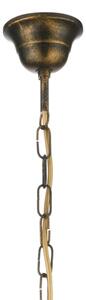 ONLI - Lampadario a catena MILVIA 5xE14/6W/230V bronzo