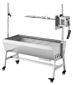 Grill a rotisserie, acciaio inossidabile, capacità di carico 132 lbs, 37 pollici