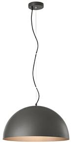 Lampadario cupola perenz steel 8562 gr e27 led 60cm grigio marrone metallizzato - Perenz