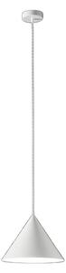 Lampadario conico perenz iconic 8404 b e27 led 30cm bianco opaco - Perenz