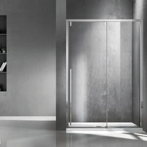 Kamalu porta doccia 130cm scorrevole vetro 8mm altezza 200h | ksa4000