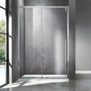 Kamalu doccia nicchia 120cm scorrevole vetro 8mm altezza 200h | ksa4000