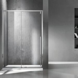 Kamalu porta doccia scorrevole 140cm vetro 8mm altezza 200h | ksa4000