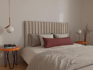 Testiera cuciture verticali 160 cm Tessuto Beige - SARAH