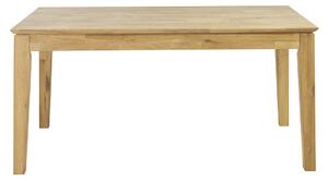 Tavolo da pranzo allungabile rettangolare in legno chiaro di rovere massello L160-220 cm YULIA