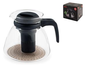 Teiera Viola in vetro borosilicato trasparente lt 1,5