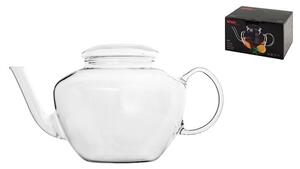 Teiera Saturn in vetro borosilicato trasparente lt 1,7