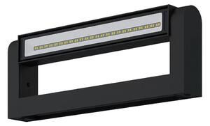 Brilagi - Lampada da parete LED per esterni SALERNO LED/12W/230V 35,5 cm nero IP65
