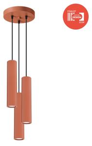 Brilagi - Lampadario LED su cavo CRESTO 3xGU10/10W/230V rosso