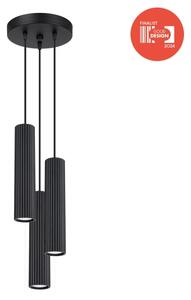 Brilagi - Lampadario a sospensione con cavo CRESTO 3xGU10/10W/230V nero