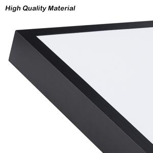Brilagi-LED Plafoniera da bagno dimmerabile FRAME SMART LED/96W/230V IP44 nero + telecomando