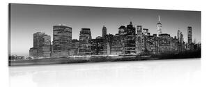 Stampa su tela – Centro di New York in bianco e nero