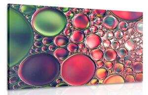 Quadro su tela – Gocce d'olio astratte