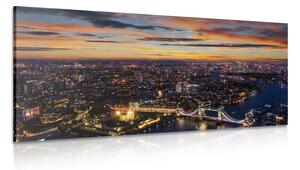 Stampa su tela – Vista aerea del Tower Bridge
