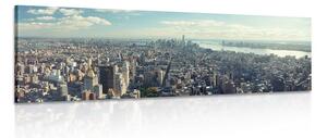 Quadro su tela – Vista sul centro incantevole di New York