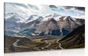 Stampa su tela – Panorama montano magnifico