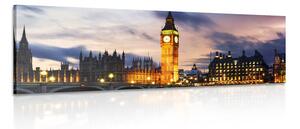 Stampa su tela – Big Ben notturno a Londra