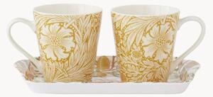 Servizio di piatti Fruit & Marigold Morris & Co., set da 3