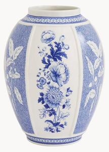 Vaso in porcellana Blue Italian British Flowers, alt. 26 cm