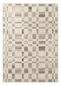 Tappeto color crema in lana tessuto a mano 80x150 cm Boho 1.0 Structa – Vikosa