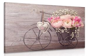 Quadro su tela – Fiori meravigliosi in vaso vintage