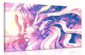 Stampa su tela – Donna in versione fantasy