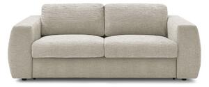 Divano beige per il riposo quotidiano/allungabile con rivestimento in ciniglia 240 cm Hugo – Bobochic Paris