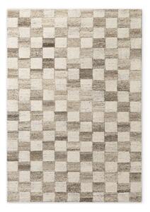 Tappeto color crema in lana tessuto a mano 120x180 cm Boho 1.0 Quadra – Vikosa