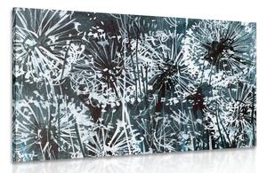 Quadro su tela – Soffione con elementi astratti